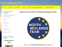 Tablet Screenshot of northmidlandsrda.org.uk